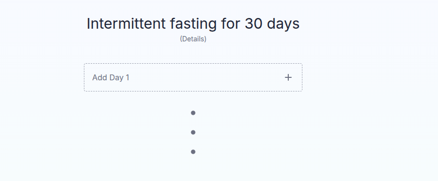 Challenge page interface